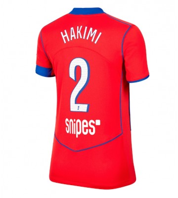 Paris Saint-Germain Achraf Hakimi #2 Replika Tredjetrøje Dame 2025-26 Kortærmet